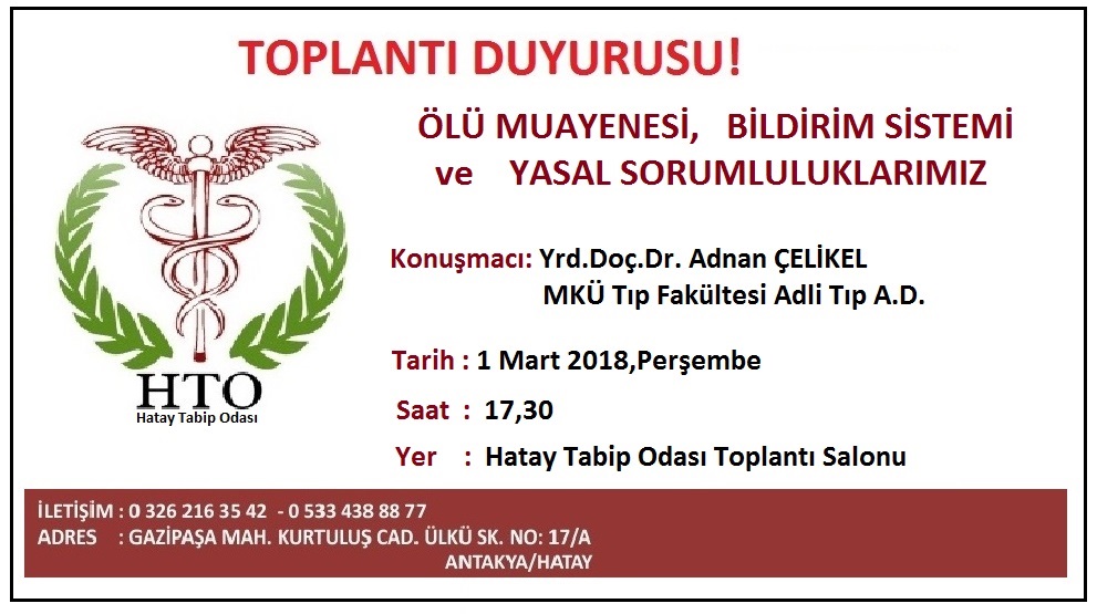 Ölü Muayenesi, Bildirimi ve Yasal Sorumluluklar