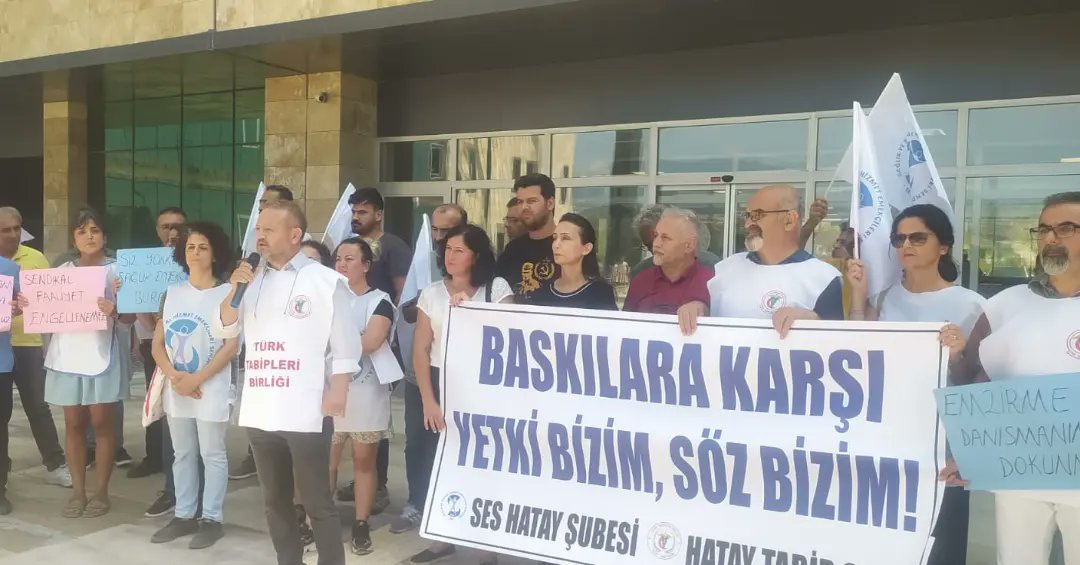 Samandağ Devlet Hastanesi Önünde Basın Açıklaması Yaptık!!!